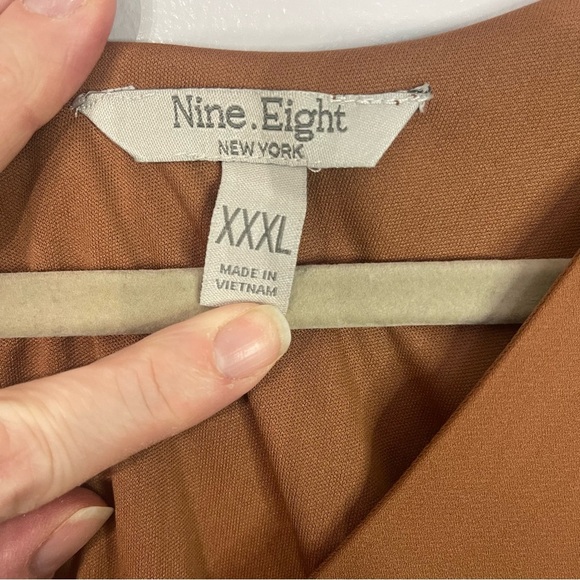 Nine Eight Dress XXXL Rust Brown - Picture 6 of 12